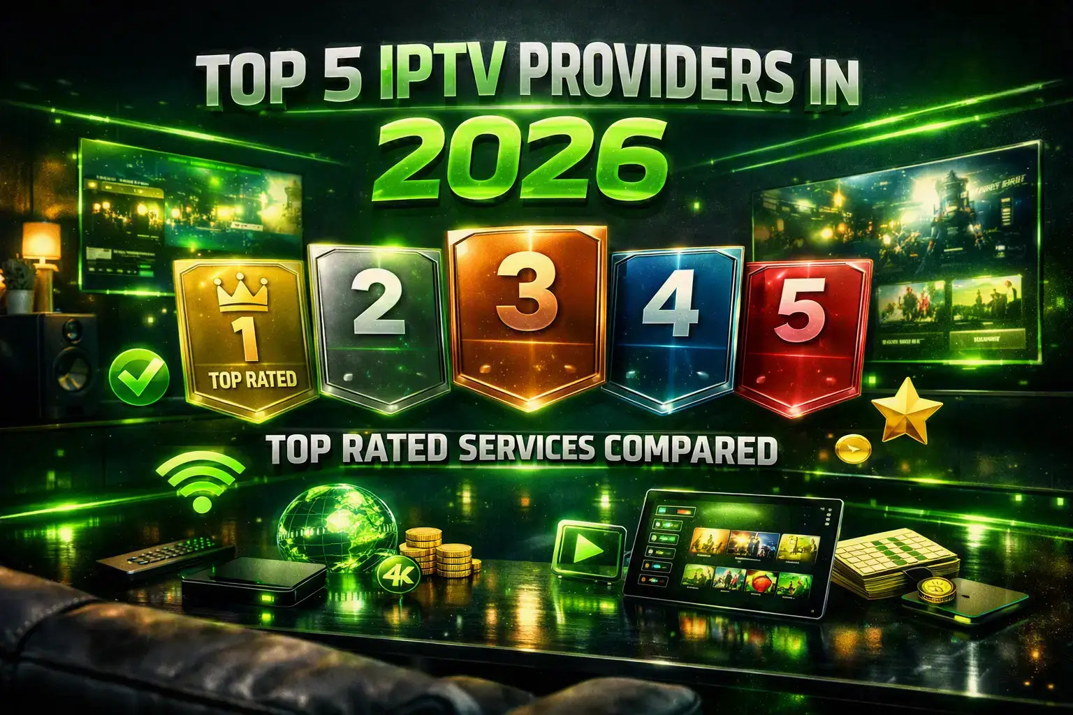 Top 5 IPTV Providers in 2026